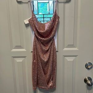 Windsor Rose Gold Homecoming Dress